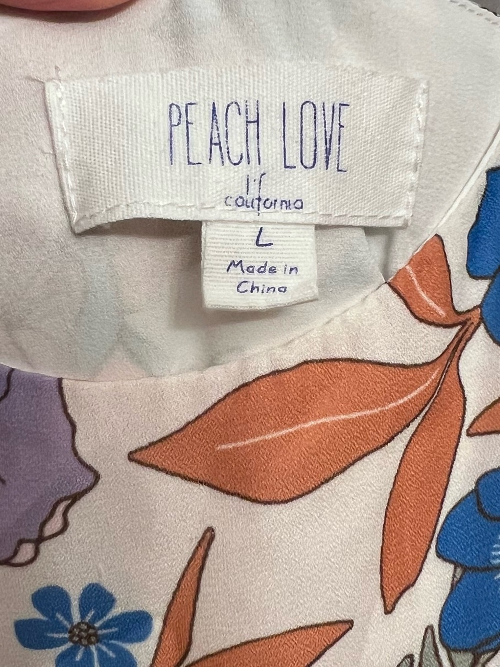 Peach Love California Floral Tiered Maxi Dress - Picture 5 of 10